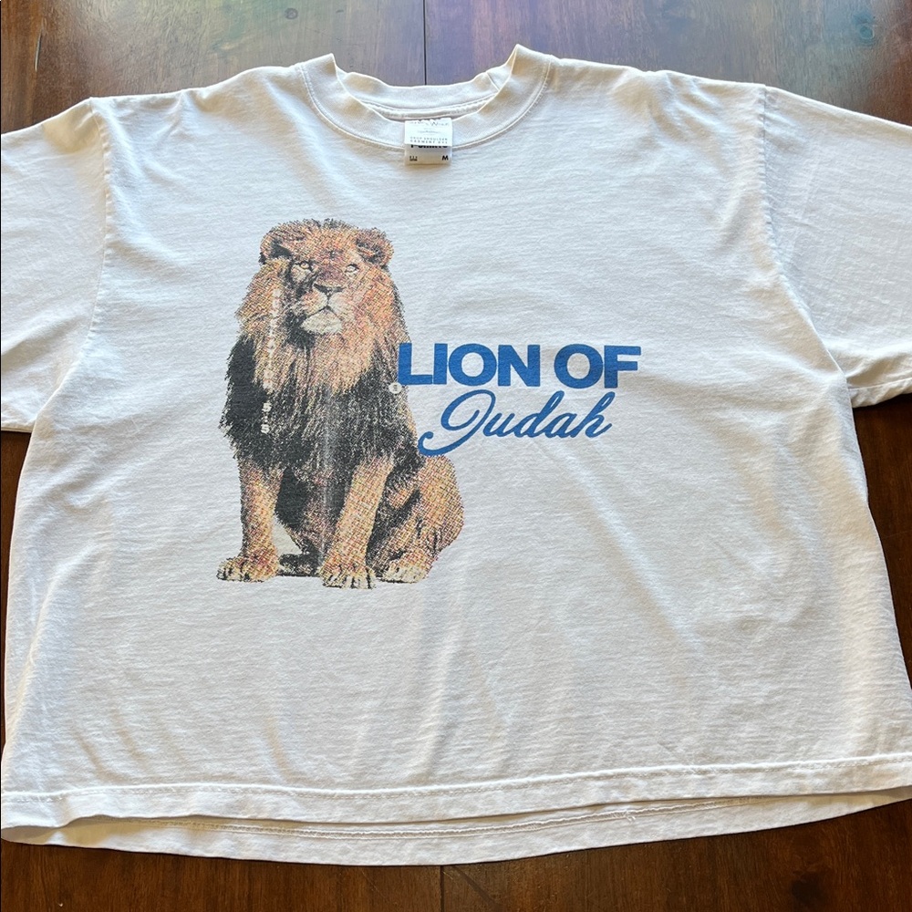 Shaka Wear - Lion of Judah Oversized T-Shirt Size M